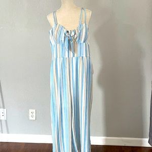 Stripe Jumpsuit